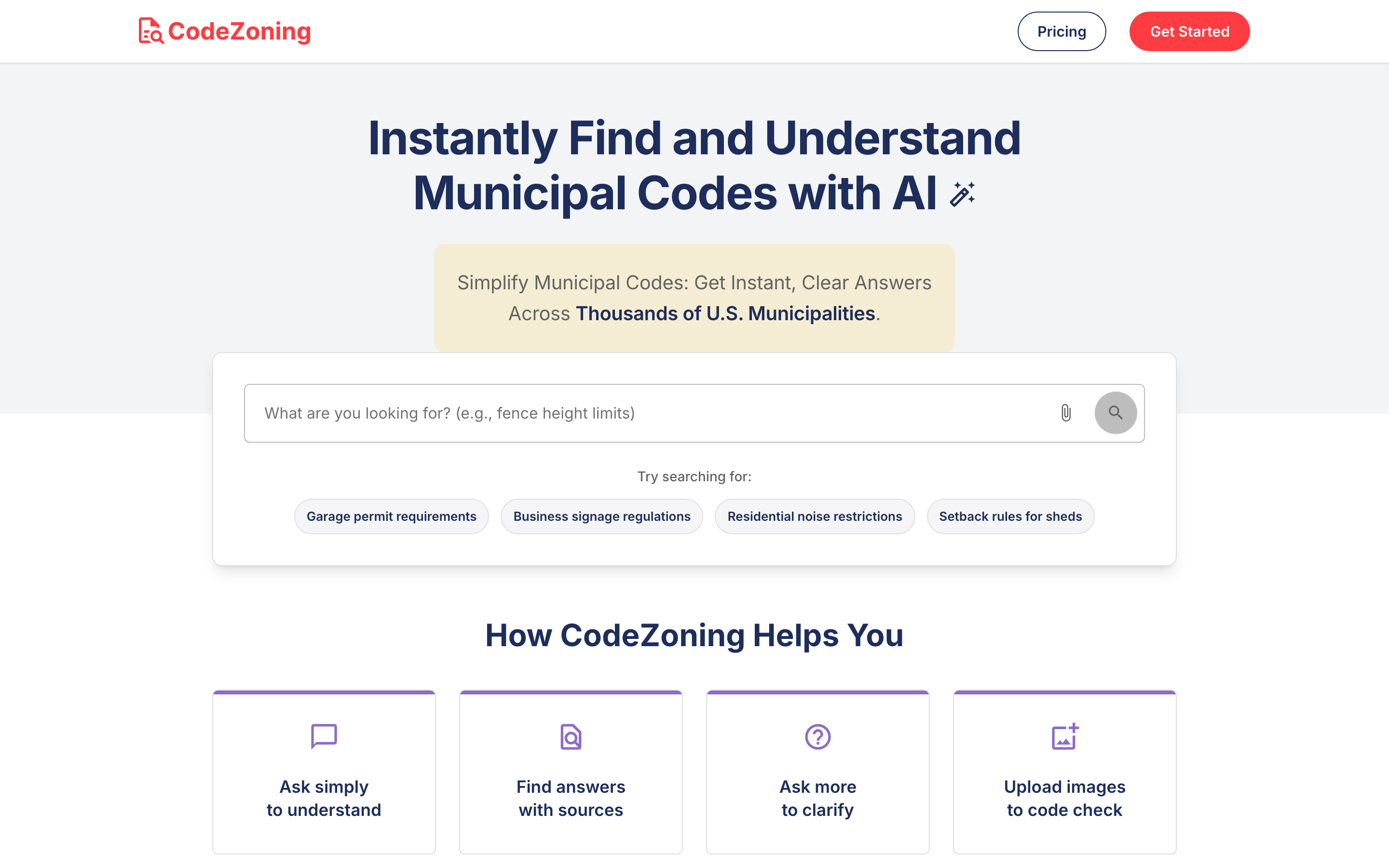 CodeZoning — AI GovTech