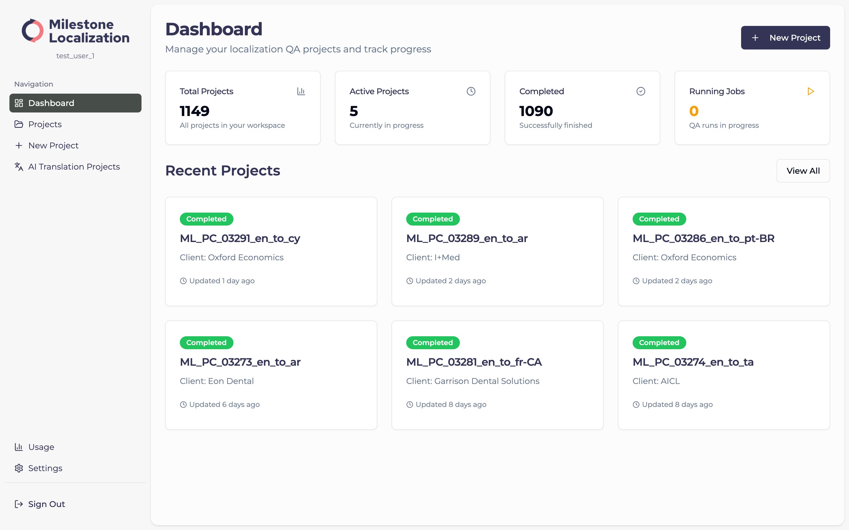 MiloQ — Localization QA SaaS